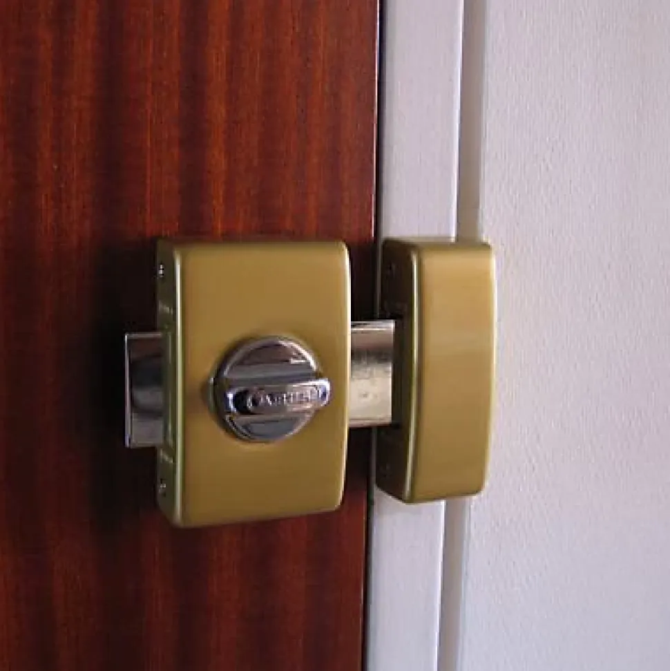 2 verrous à bouton clés réversibles ø23 mm / 45 mm Abus