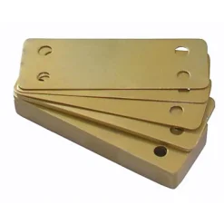 2 verrous à bouton sans vis bronze ø23 mm / 45 mm Abus