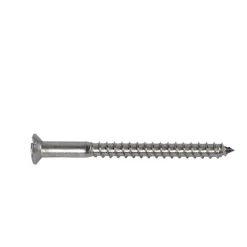200 Vis à Bois Tête Fraisée Fendue F/Partiel 3.5 x 20 mm - DIN 97 - Inox A2 - D-Work