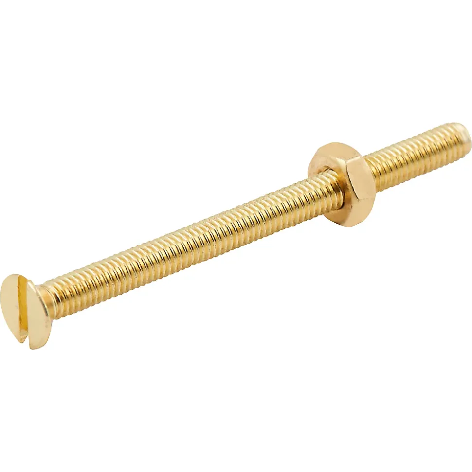 10 vis à métaux tête fraisée laiton 3 x 40 mm