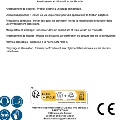 100 Vis Autoperceuses Tête Hexagonale 6.3 x 19 mm - DIN 7504 K - Inox A2 - D-Work