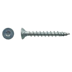 500 Vis Bois FX5 Tête Fraisée Torx F/Total 3 x 16 mm - Zingué blanc - D-Work