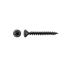 200 Vis Bois pour Ferrures Tête Fraisée Torx TSTAR + pointe S F/Total 3 x 16 mm - Zingué Noir - D-Work