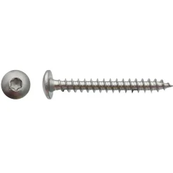 200 Vis Bois pour Penture Torx TX30 6 x 25 mm - Inox A2 - D-Work