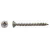 200 Vis Bois Tête Fraisée Pozidriv 3 x 16 mm - Inox A2 - D-Work