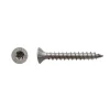 50 Vis Bois Tête Fraisée Torx T40 8 x 120 mm - Inox A2 - D-Work