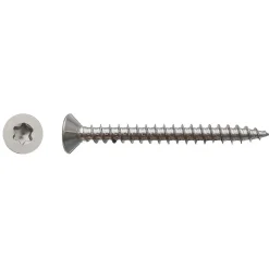 200 Vis Bois Tête Fraisée Torx T20 3.5 x 30 mm - Inox A2 - D-Work