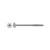 25 Vis Charpente Bois Tête Cylindrique Torx TSTAR + pointe 4CUT F/Partiel 10 x 320 mm - Zingué WIROX - D-Work
