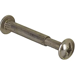 20 vis de liaison acier nickelé Diall Ø5 mm x L.35 mm