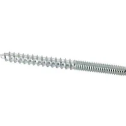10 vis double filet bois/métal acier zingué Diall Ø5 x L.60 mm