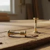 2 vis liaison laiton Diall M6 Ø8mm x L.14mm x Ep.46/54 mm
