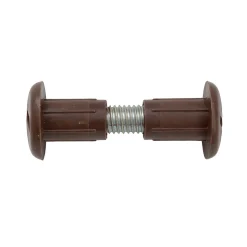 4 vis liaison plastique acier brun Diall M6 Ø8 x L.15m x Ep.30 mm