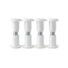 4 vis liaison plastique/acier blanc Diall M6 Ø8 x L.15 x Ep.30 mm