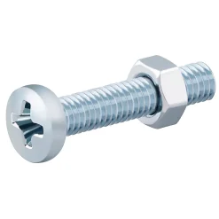 20 vis métaux acier zingué 3 x 20 mm