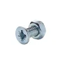 20 vis métaux tête fraisée acier zingué 4 x 12 mm