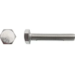 50 Vis Métaux Tête Hexagonale F/Total 8 x 160 mm - DIN 933 - Inox A2 - D-Work