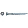 50 Vis pour Construction Bois Tête Fraisante Torx T40 10 x 400 mm - Zingué blanc - D-Work
