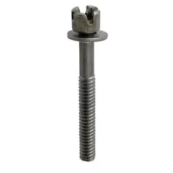 4 vis rappel et rondelles acier Diall ø7 x l.50mm