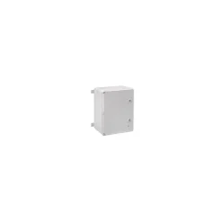 Abs403022 Ide Coffret Abs étanche Ip54 400x300x220 Porte Opaque - Avec Plaque De Montage