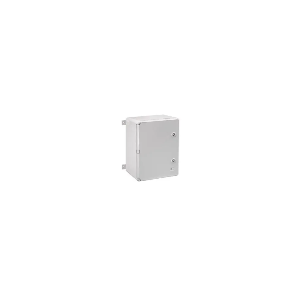 Abs403022 Ide Coffret Abs étanche Ip54 400x300x220 Porte Opaque - Avec Plaque De Montage