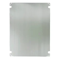 Abs504024 Ide Coffret Abs étanche Ip54 500x400x240 Porte Opaque - Avec Plaque De Montage