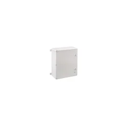 Abs504018 Ide Coffret Abs étanche Ip54 500x400x180 Porte Opaque - Avec Plaque De Montage