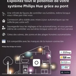 Accessoire pour maison connectée IP42 Philips Hue blanc