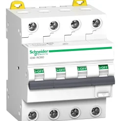 A9d57410 - Disjoncteur Différentiel Tétrapolaire 30ma - 10a - Type Ac - 6ka - Schneider Ic60