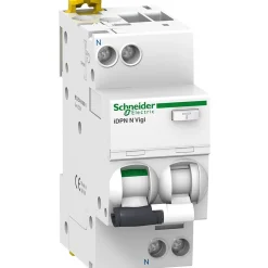 A9d31632 Disjoncteur Différentiel 30ma 32a - 1p+n - Type Ac Courbe C - 2 Modules - Vigi Schneider Idd Acti9 - Auxiliarisable