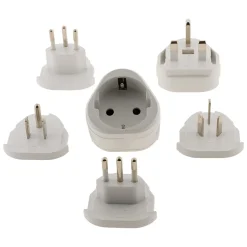 Adaptateur de voyage encastrable 2 prises - Zenitech