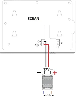 Adaptateur modulaire pour visiophone compatible Extel - Modulo - Extel - 830461