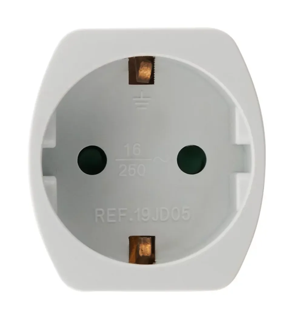 Adaptateur prise voyage Allemagne vers France - Schuko - Zenitech