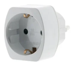 Adaptateur prise voyage Allemagne vers France - Schuko - Zenitech