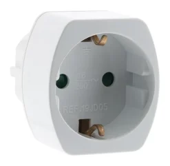 Adaptateur prise voyage Allemagne vers France - Schuko - Zenitech