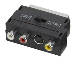 Adaptateur péritel Mâle 3RCA Femelle Diall