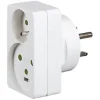 Adaptateur 2P+T fiche 16A + fiche 20A vers socle 32A Legrand