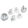 Adaptateur universel 16 A 230 V 3680 W Mâle / Femelle coloris blanc
