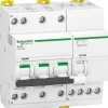 A9de3716 Disjoncteur Différentiel Triphasé 3p+n 16a - 30ma - 6ka - Type Ac Courbe C - Schneider Icv40n