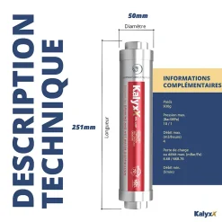 Adoucisseur d'eau Anticalcaire innovant IPS Kalyxx RedLine G1 " femelle (IPSKXRG1)