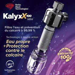 Adoucisseur d'eau Anticalcaire Antibacterien innovant IPS 100 Kalyxx MINI G 3/8" femelle (IPSKXMG38T)