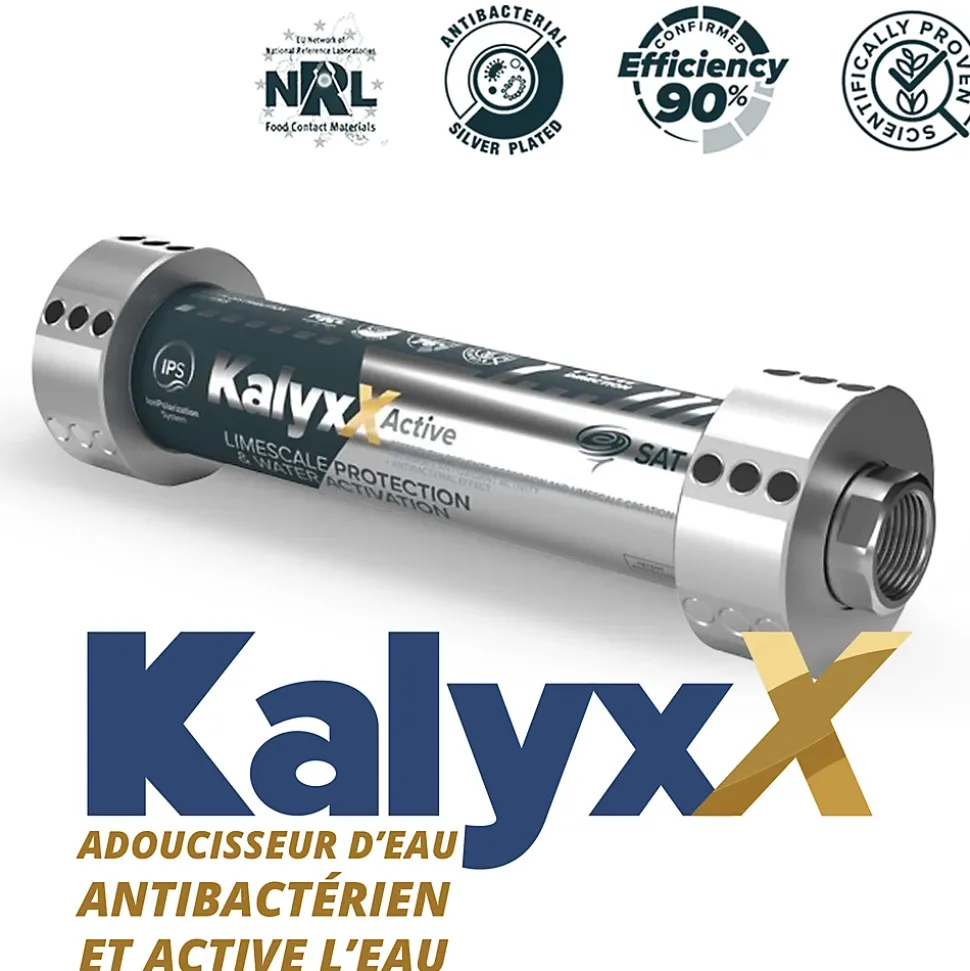 Adoucisseur d'eau Anticalcaire Antibacterien innovant IPS Kalyxx Active G3/4 " femelle (IPSKXAG34)