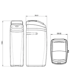 Adoucisseur d'eau Apic POSEIDON 26L avec Accessoires + Mise en Service Gratuite