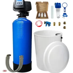 Adoucisseur D'eau Bi Bloc 50l Fleck 5600 Sxt Complet Avec Accessoires