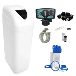 Adoucisseur D'eau 20l Vanne Fleck 5600 Mv Complet Bac Blanc - Kit Essentiel