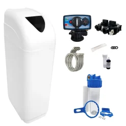 Adoucisseur D'eau 30l Vanne Fleck 5600 Mc Complet Bac Blanc - Kit Essentiel