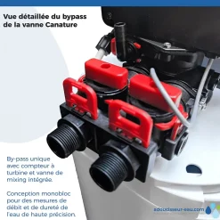 Adoucisseur D'eau 20l Vanne Canature Complet Avec Accessoires - 1 à 4 Personnes