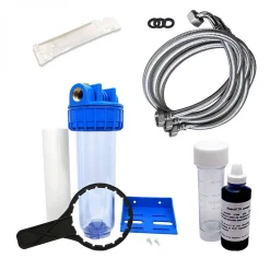Adoucisseur D'eau 25l Vanne Fleck 5600 Mc Complet Bac Blanc - Kit Essentiel