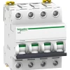 A9f94403 Schneider Ic60l Disjoncteur Tétrapolaire Schneider 3a - 4p - Courbe C - 100ka - à Vis