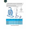 Aiguille tire-fil 3 mm L 20 M sur mini dévidoir (avec accessoires)