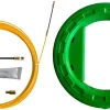 Aiguille tire-fil SNAKE en fibre de verre diamètre 3 mm, 30 mètres. Avec kit de réparation et carter de rangement